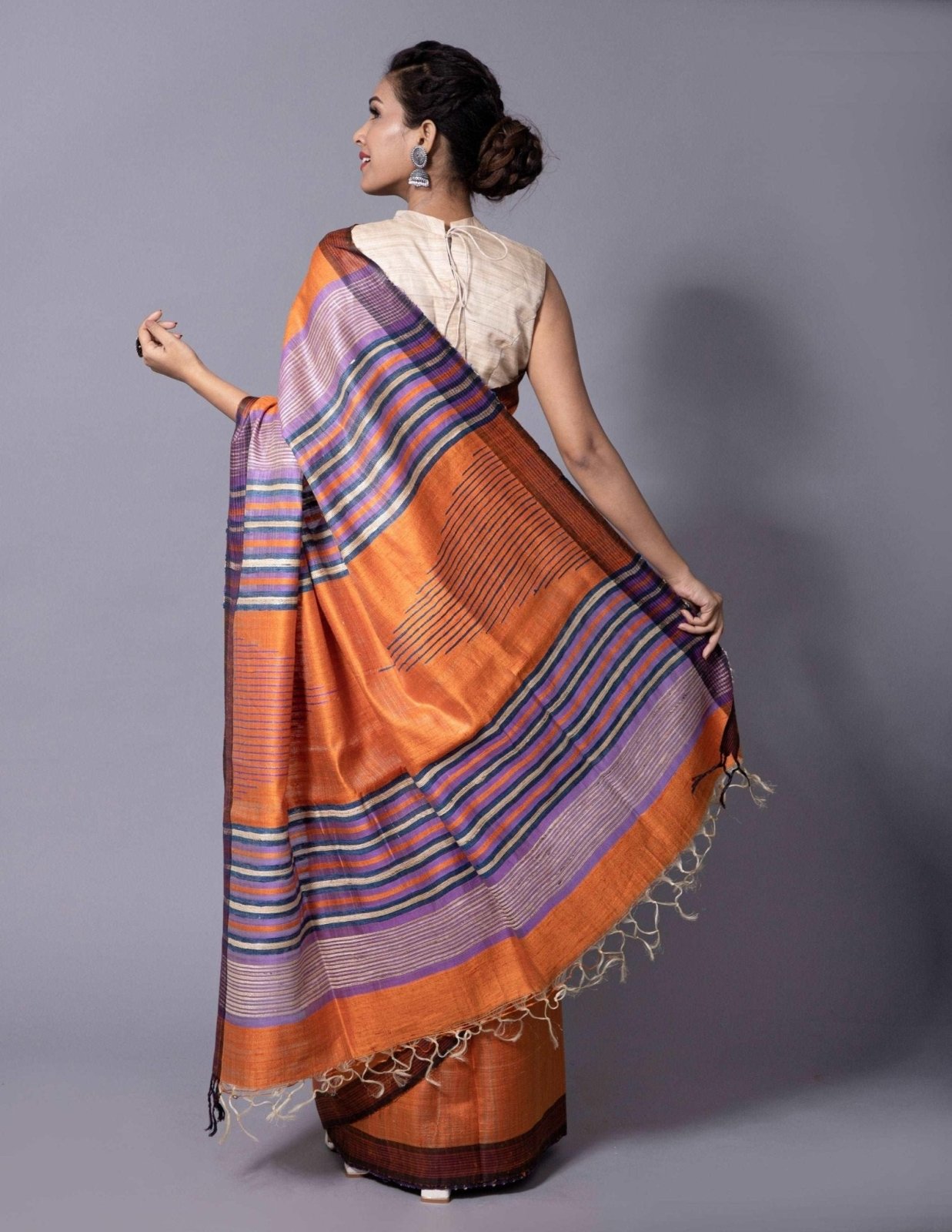 BHOR | Dupion Silk | Indidha Saree