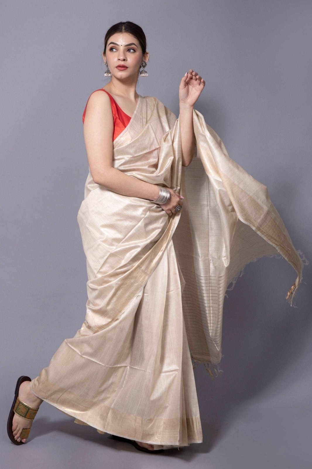 BRUTE DIAMOND | Muga Silk | Indidha Saree