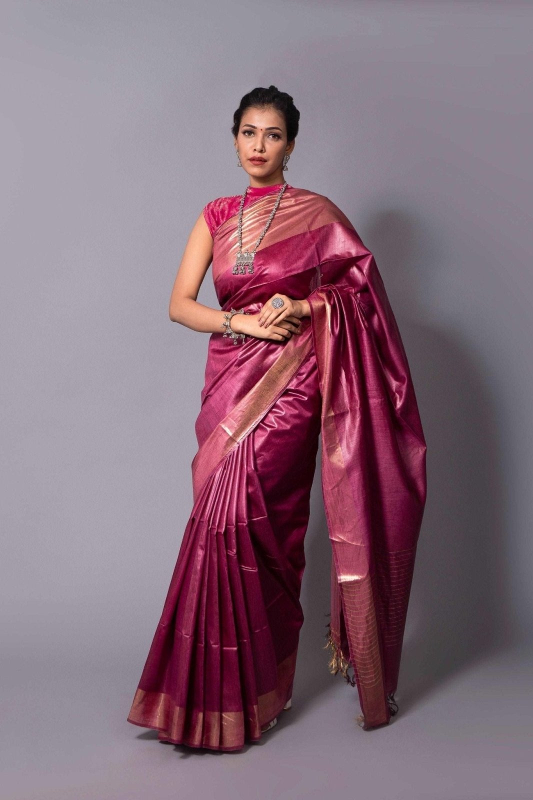 DAZZLE | Muga Silk | Indidha Saree