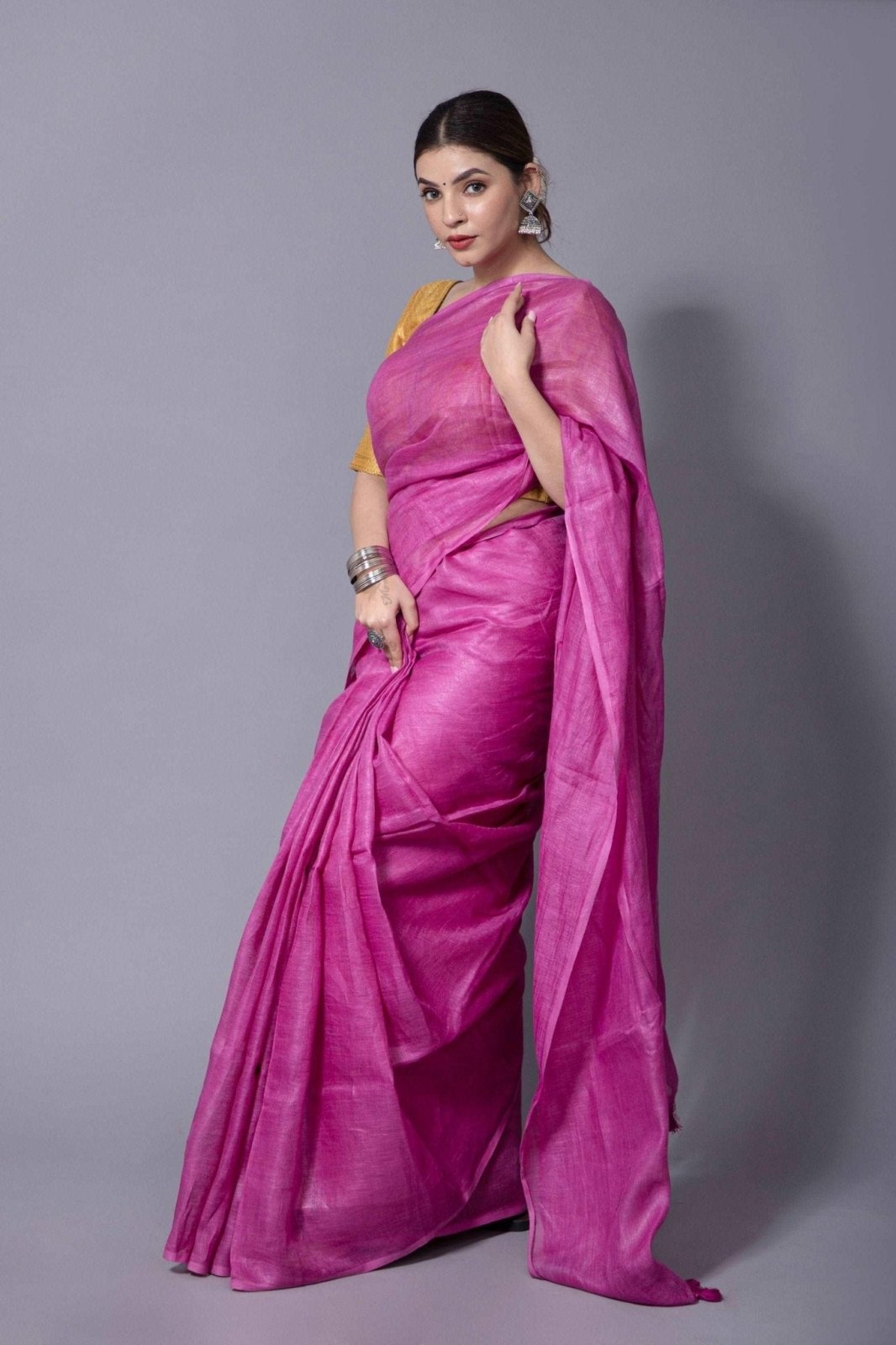 DIANA | Linen | Indidha Saree