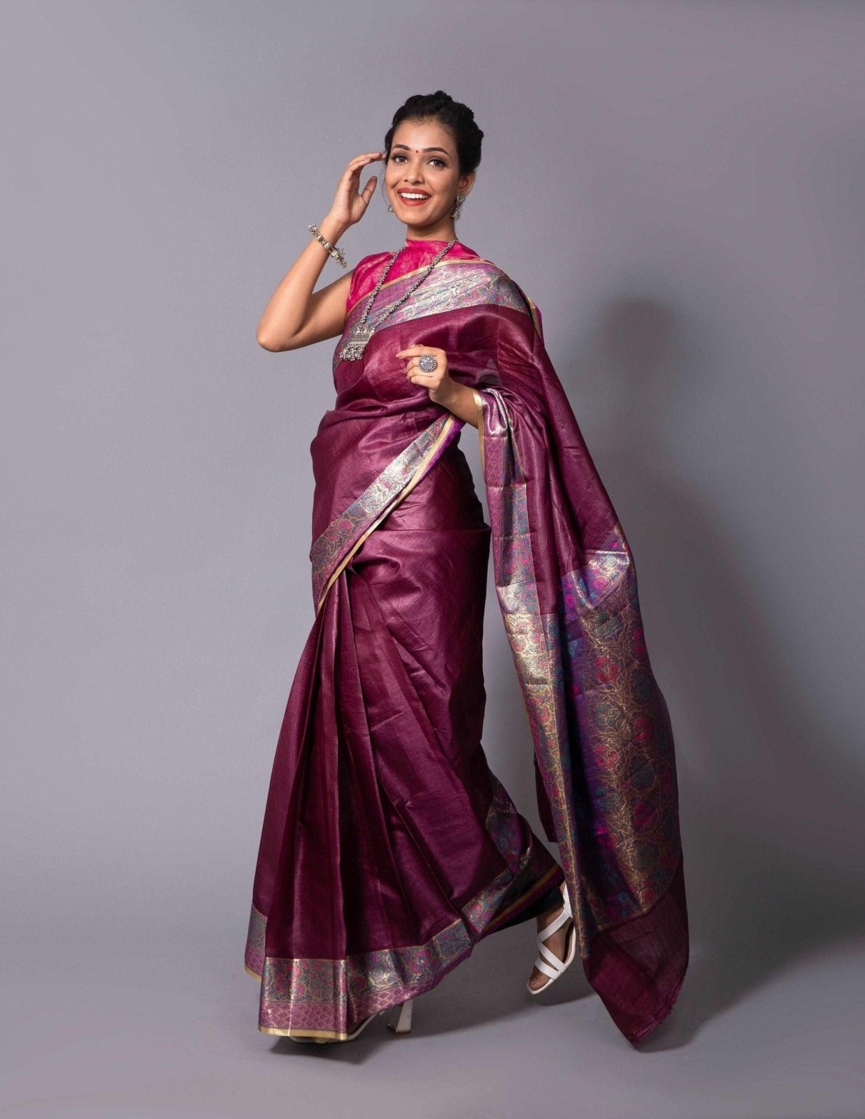 FIESTA | Muga Silk | Indidha Saree