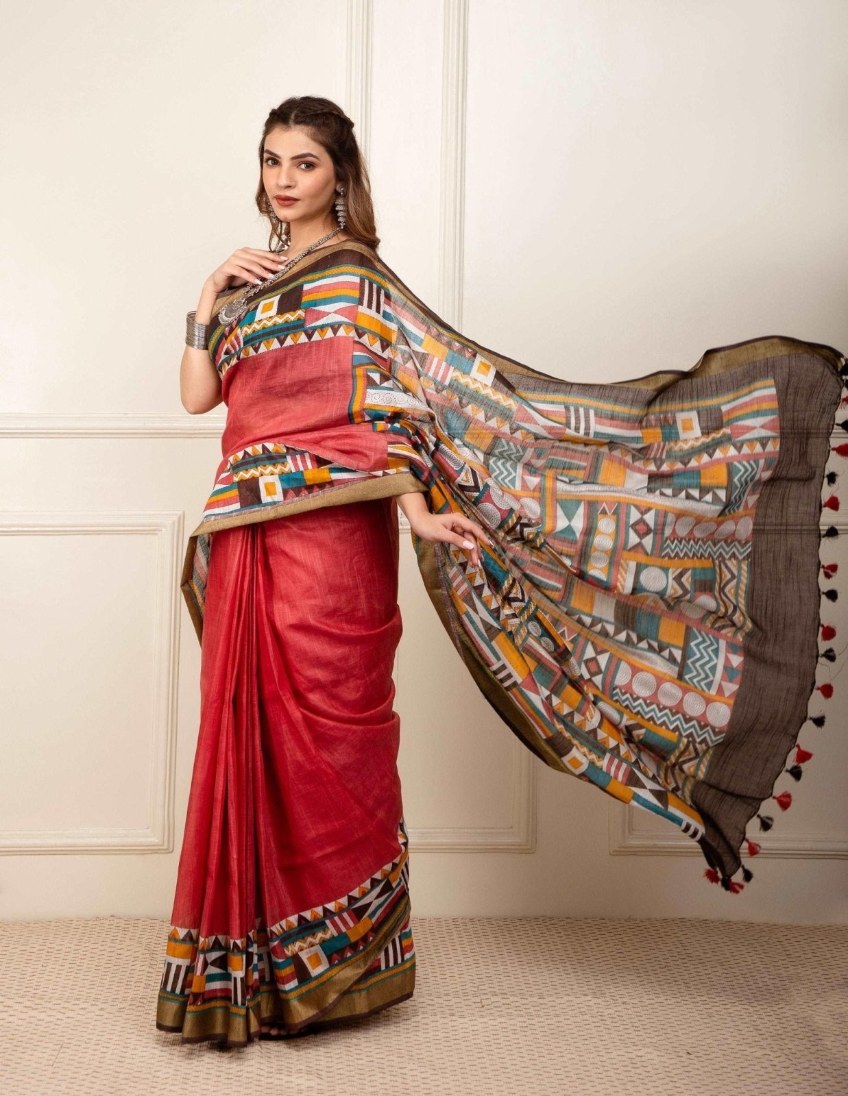 GAJRI | Cotton | Indidha Saree
