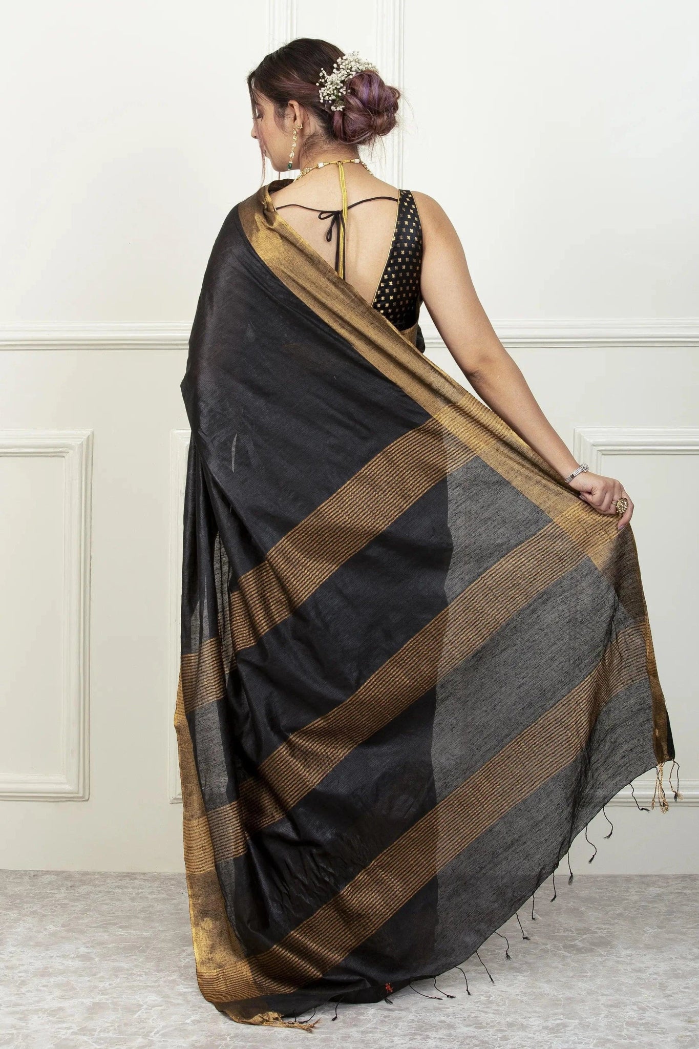 GOLDEN NIGHT | Kota Silk | Indidha Saree