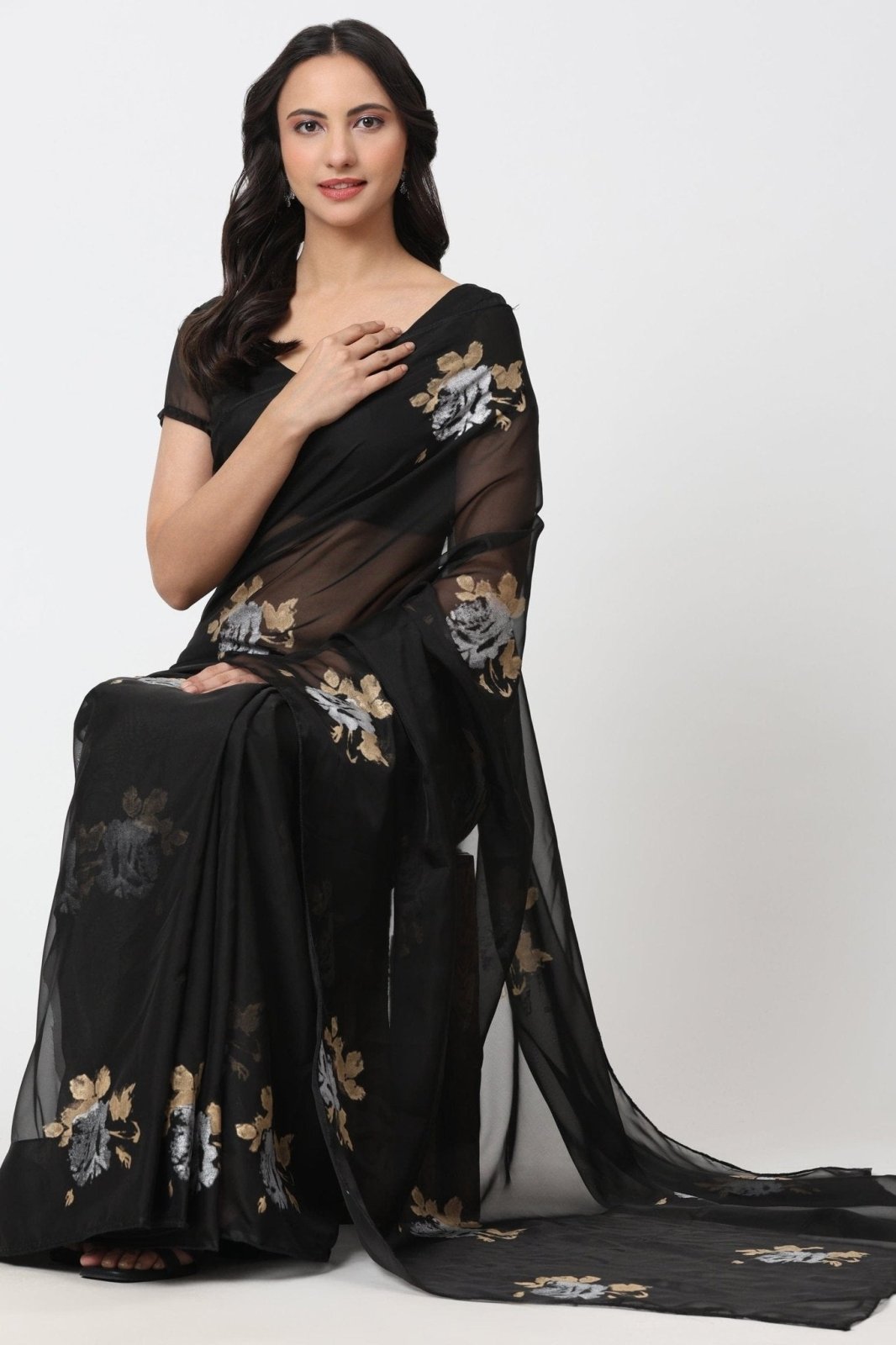 GUDHAL | Organza | Indidha Saree