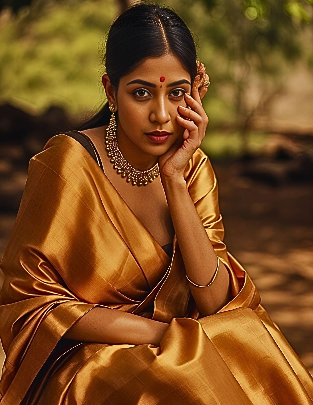 KANOK | Pure Chanderi Tissue Silk | Indidha Saree