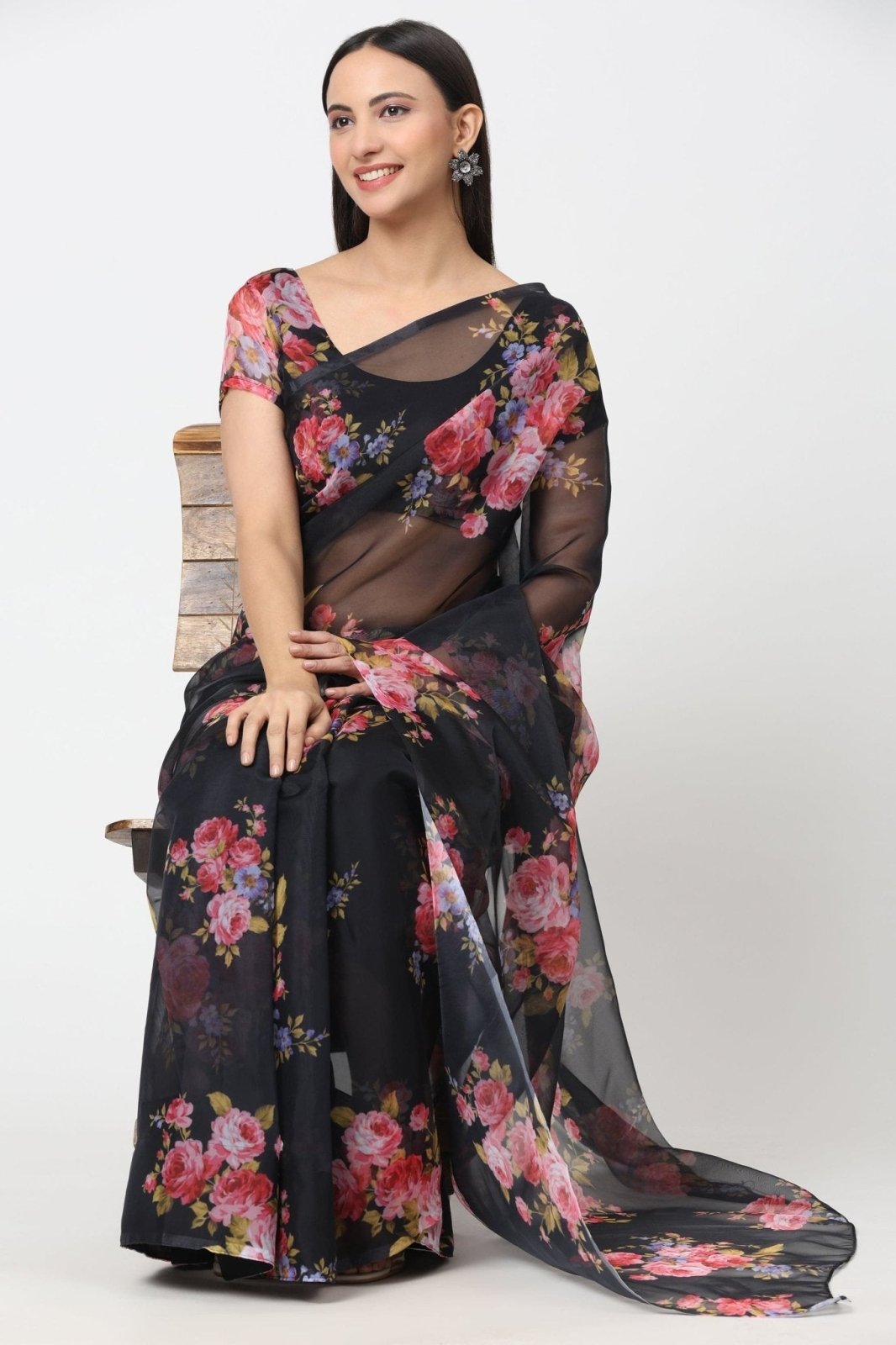 SECRET WORLD  | Organza | Indidha Saree