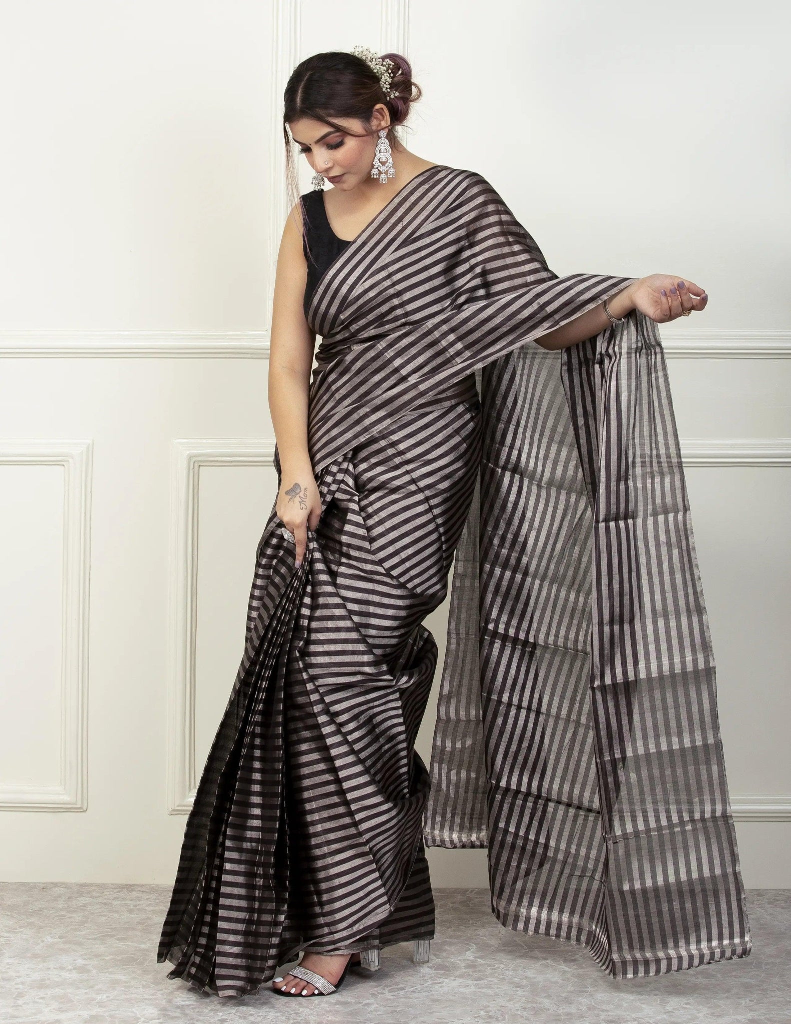 SUHANA | Chanderi Tissue Silk | Indidha Saree