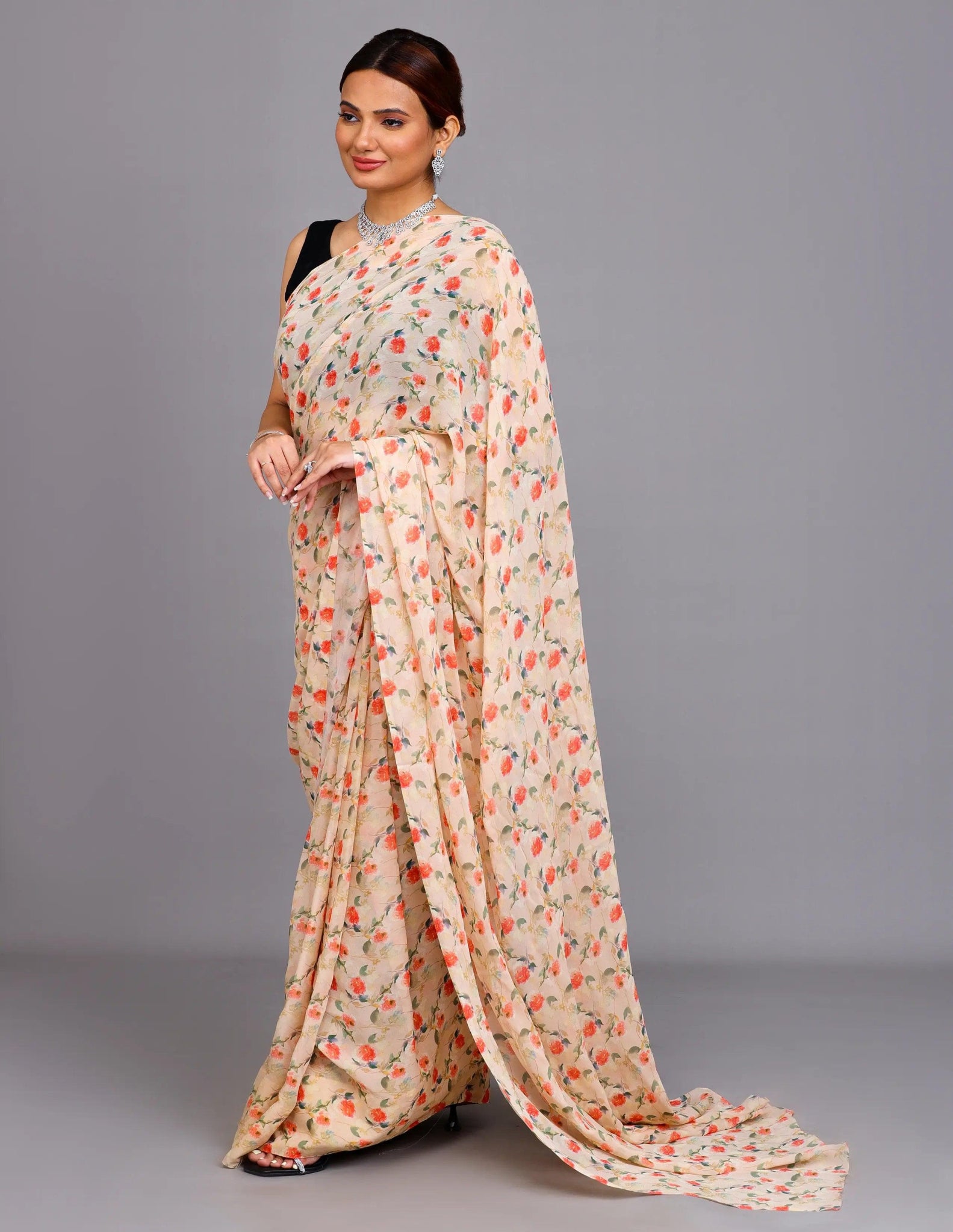 VAIDAHI | Georgette | Indidha Saree