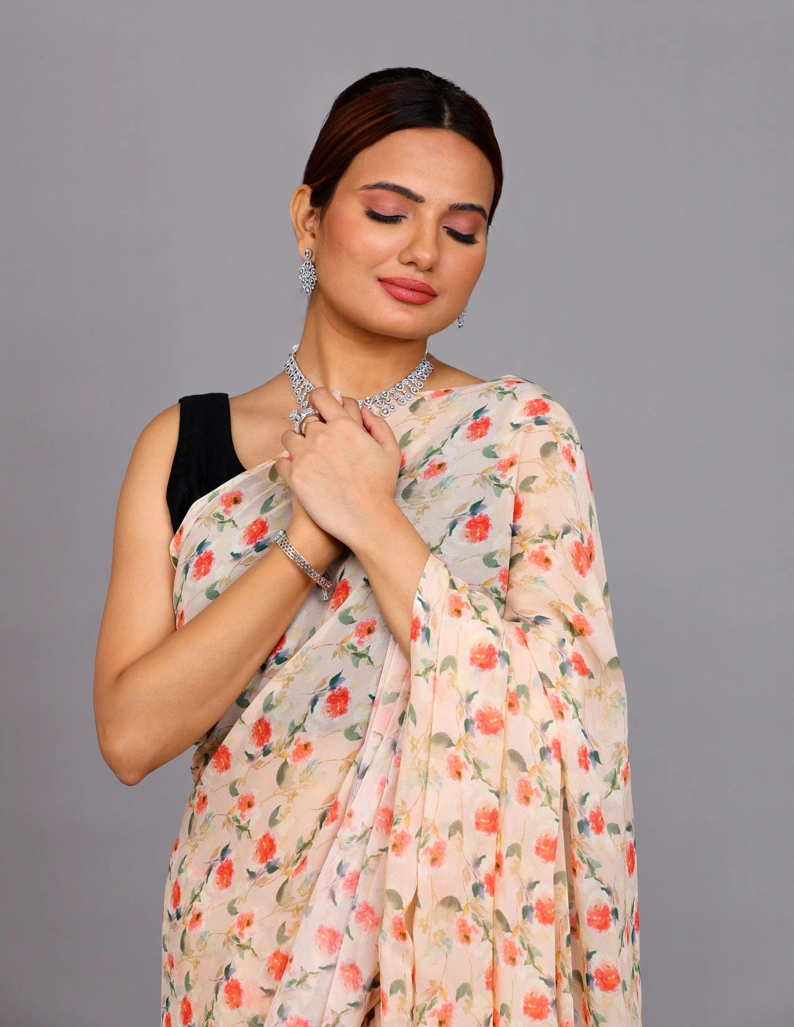 VAIDAHI | Georgette | Indidha Saree