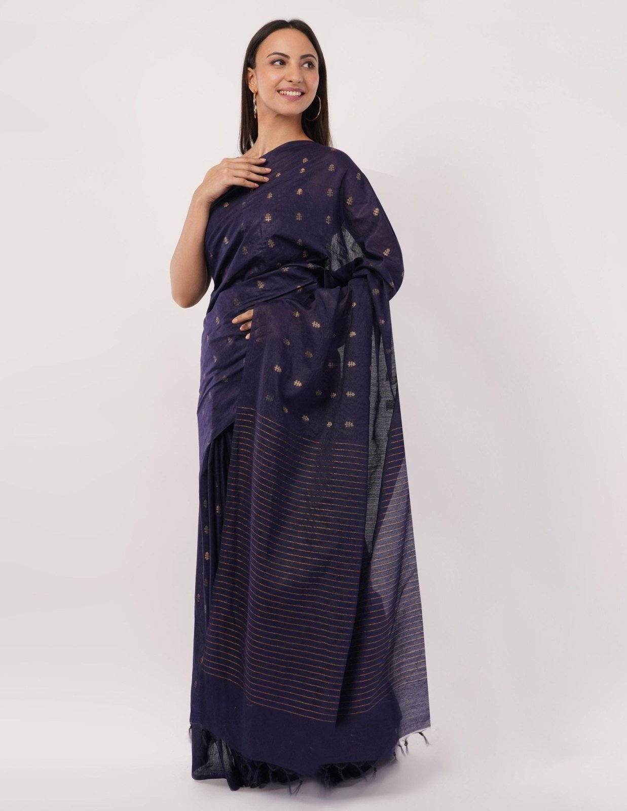 ZARA | Kota Viscose Zari Buta | Indidha Saree