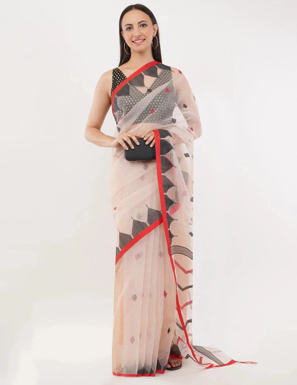 SERENE SILK | Jamdani Silk | Indidha Saree
