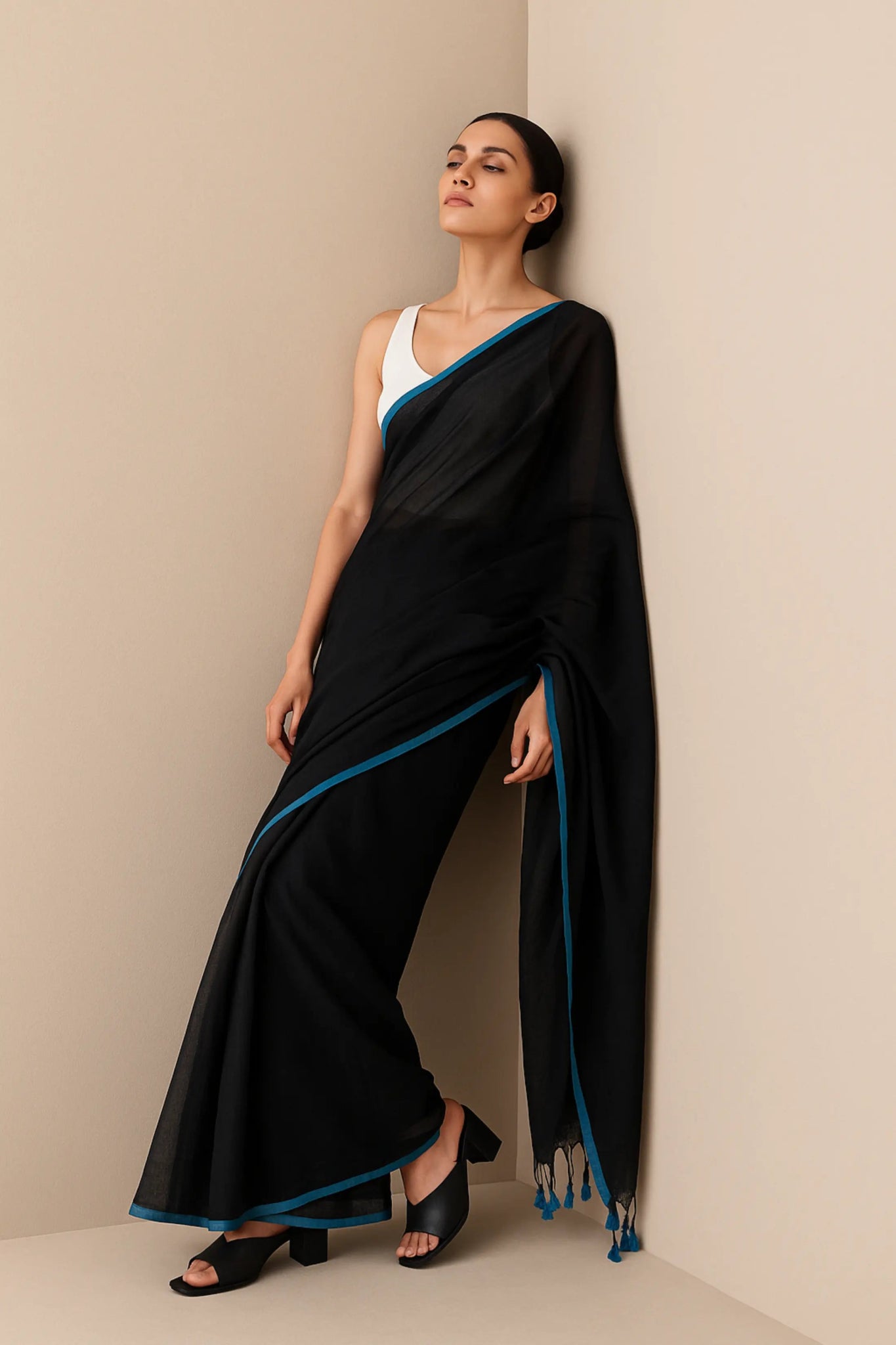 SERENITY BREEZE | Mul Cotton | Indidha Saree