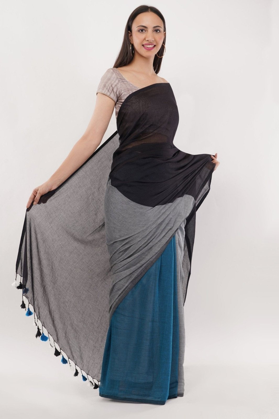 SHADES OF GRACE | Mul Cotton | Indidha Saree