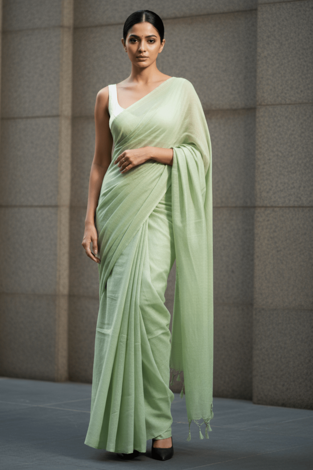 Silent Shahar | Cotton | Indidha Saree