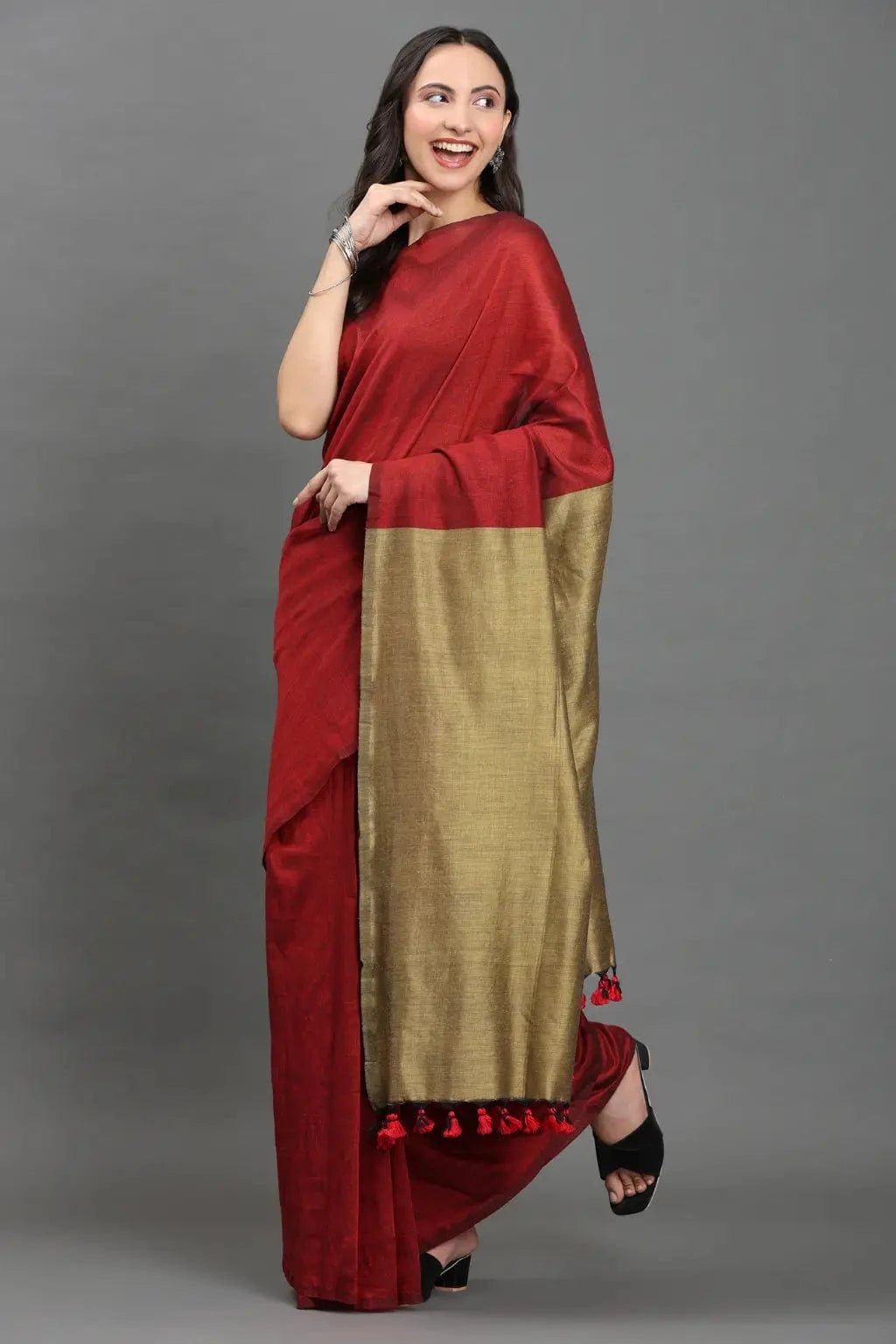 SINDURI | Cotton | Indidha Saree