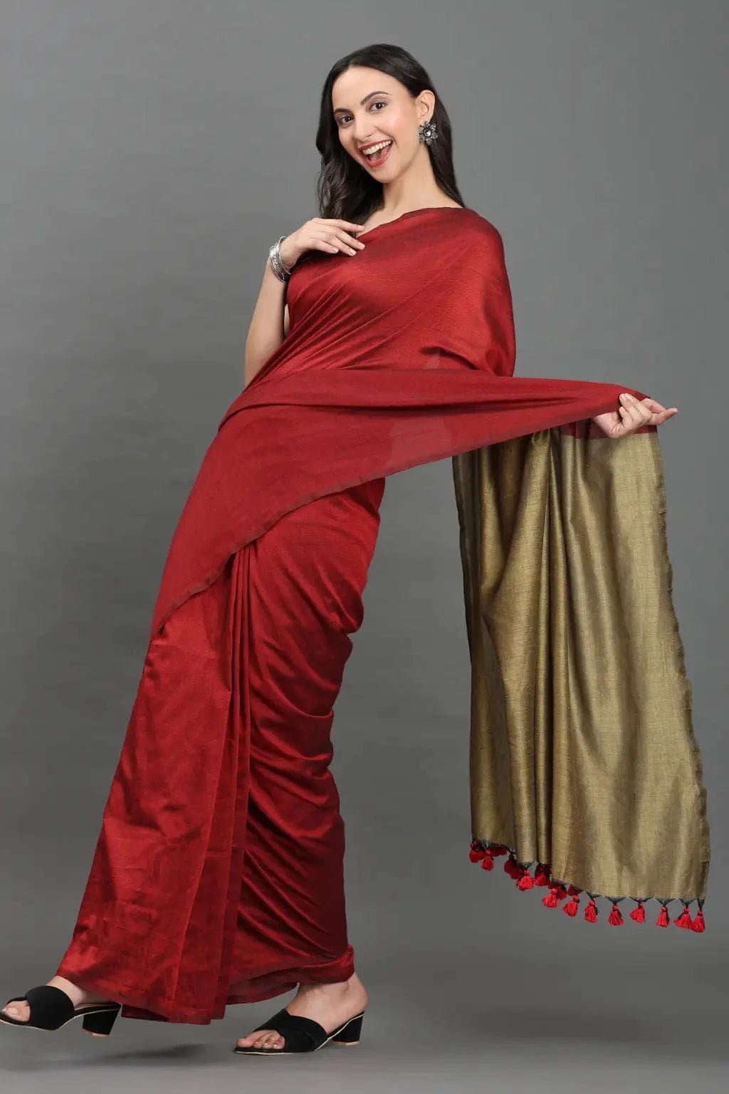 SINDURI | Cotton | Indidha Saree