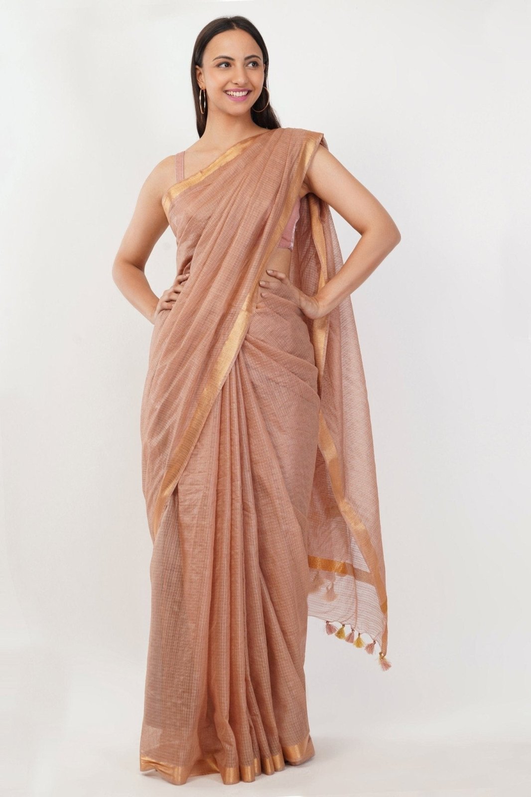 SUBTLE BLOOM | Kota Doria | Indidha Saree