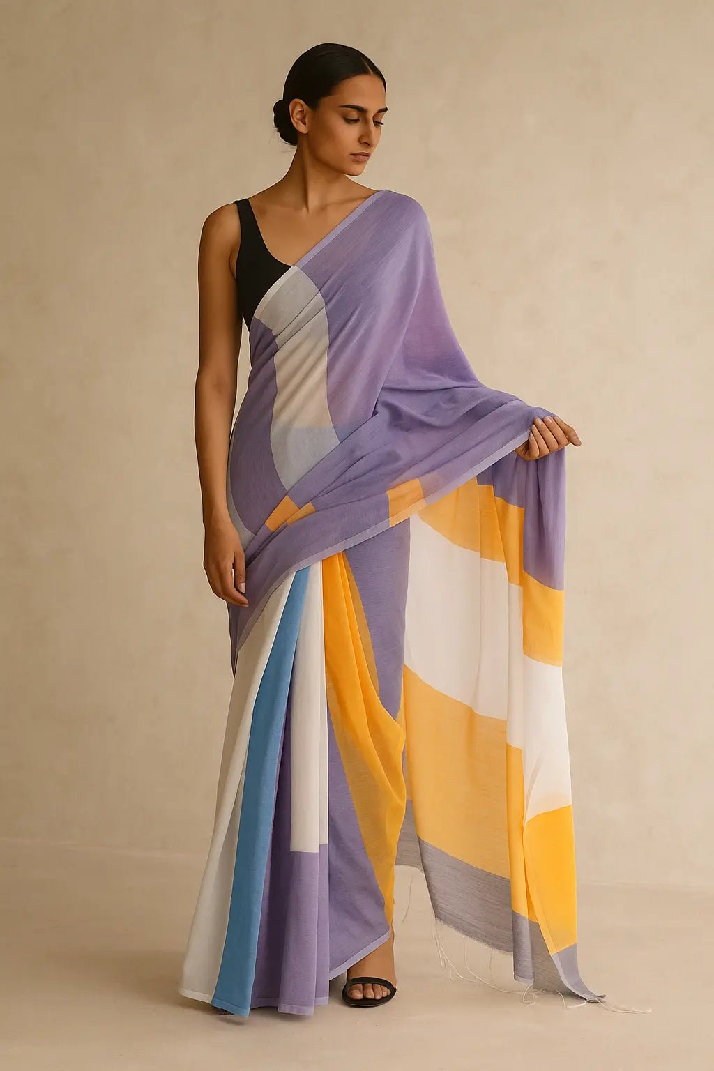 SUNSET REVERIE | Pure Cotton | Indidha Saree