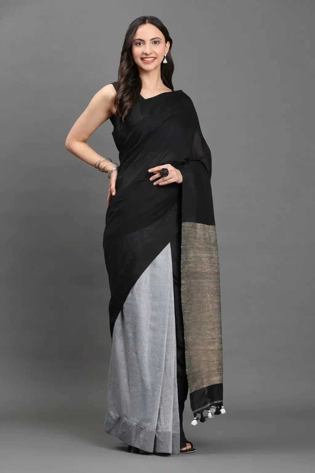 WOVEN TIDES | Pure Cotton | Indidha Saree