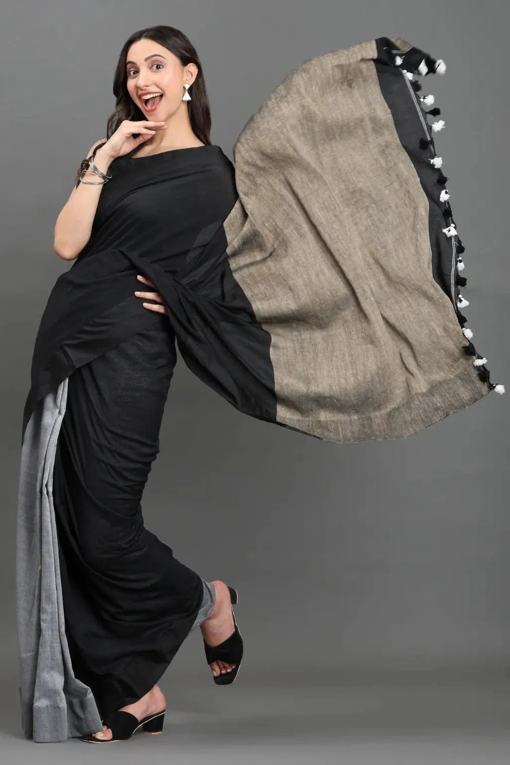 WOVEN TIDES | Pure Cotton | Indidha Saree