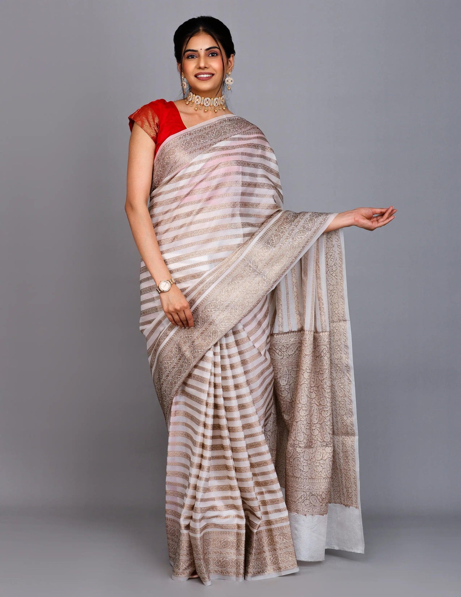 GAMYA | Kota Silk Banarasi | Indidha Saree