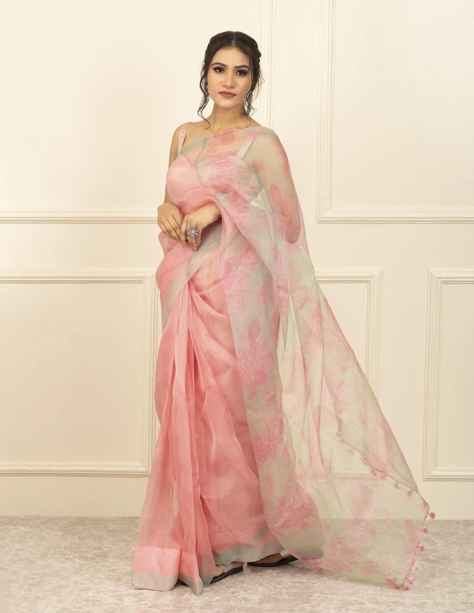 TWINKLE | Organza Silk | Indidha Saree