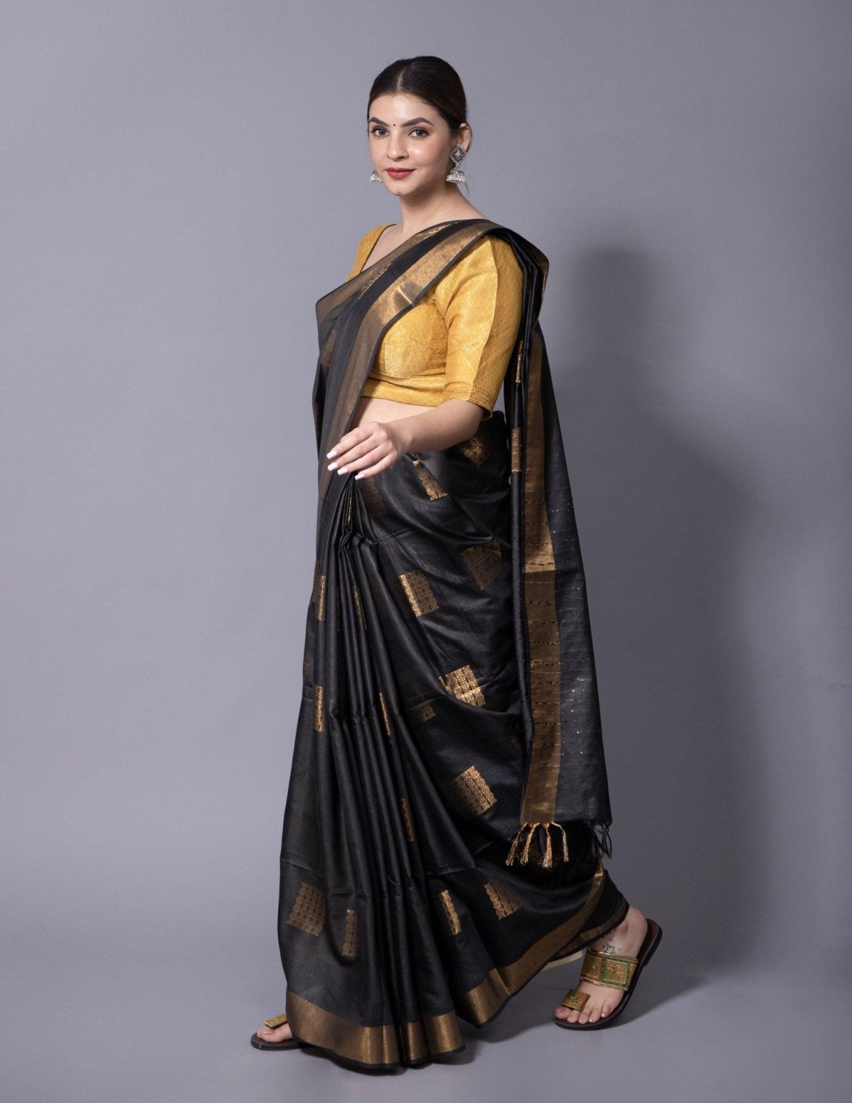 ZARBA | Katan Silk | Indidha Saree