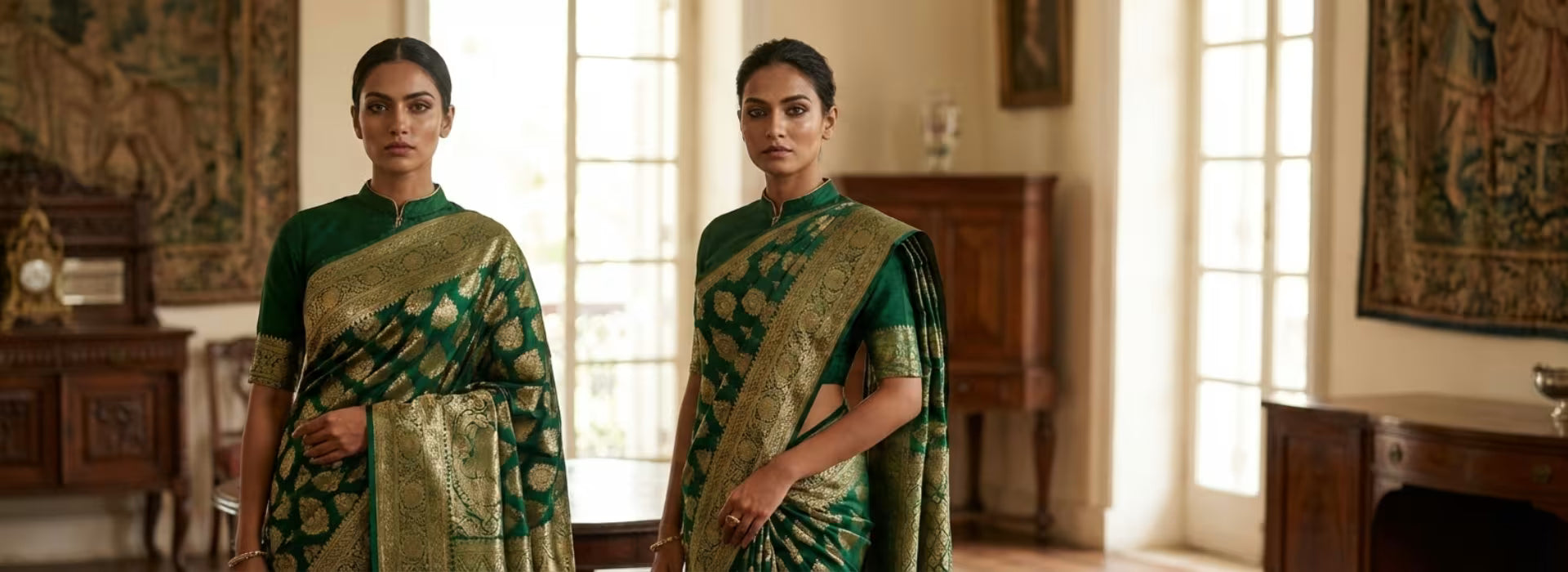 Which Saree Looks Rich? Luxury Saree Fabrics & Colours