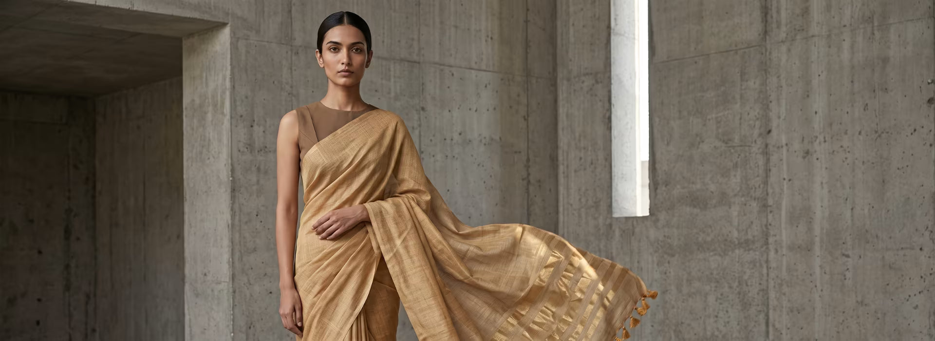 Linen Tissue Sarees: What They Are and How to Style Them