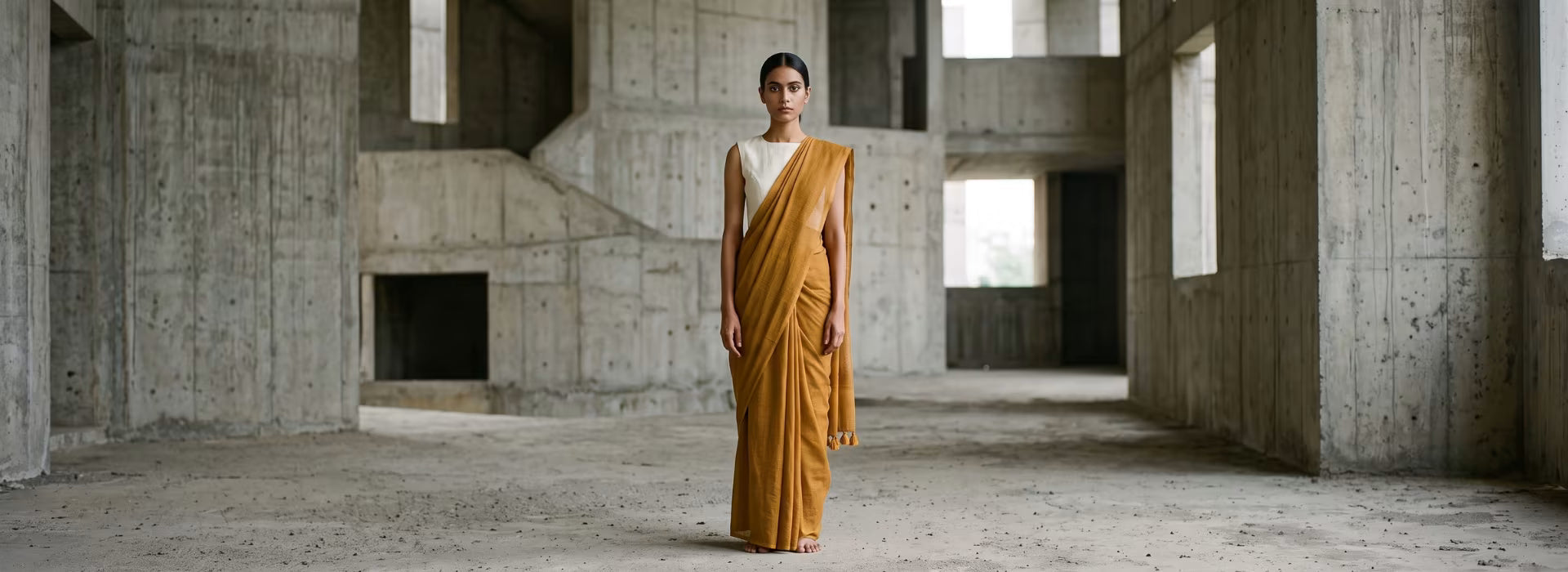 Blouse Colors That Go With a Mustard Cotton Saree