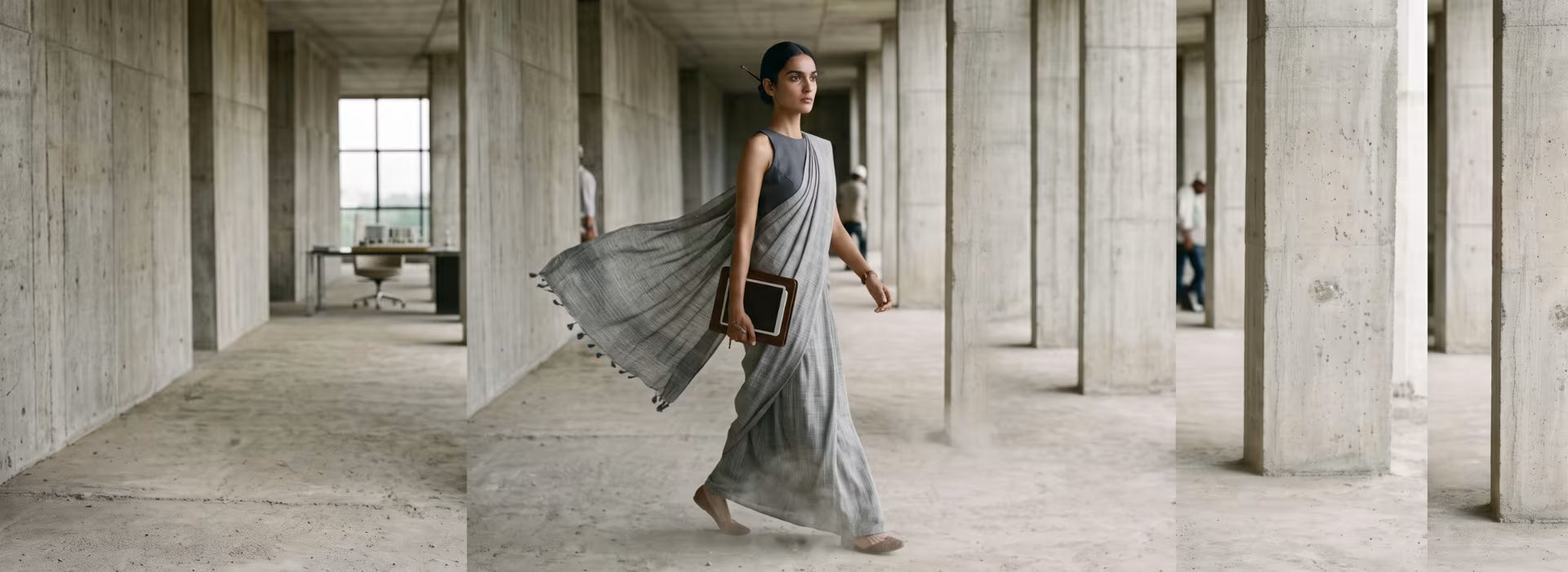 How to Drape a Cotton Saree for an Office Look