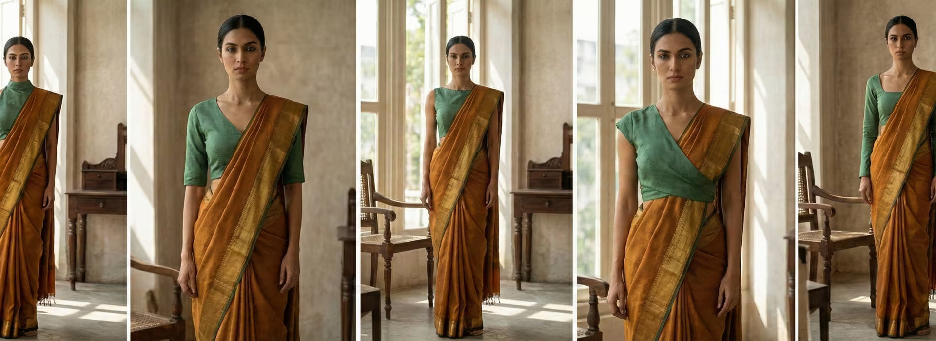 7 Ways to Style Your Modern Blouse with a Traditional Saree