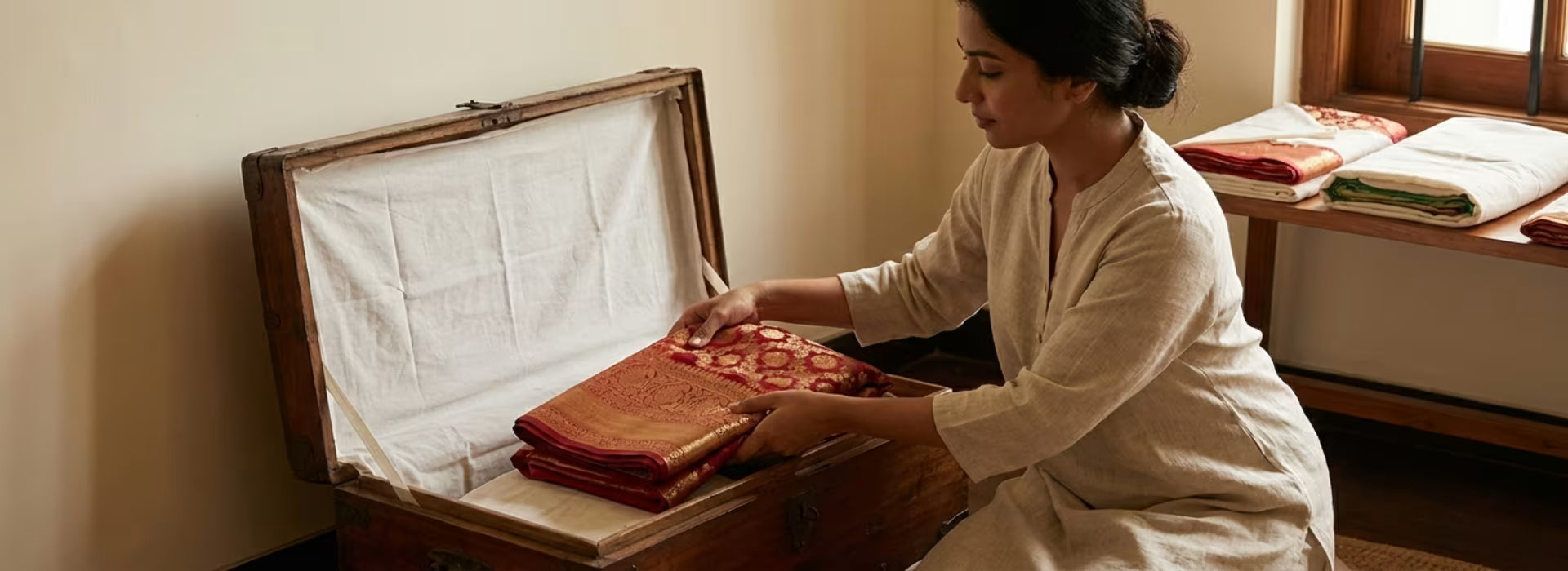 How to Store Your Banarasi Silk Sarees So They Last for Years