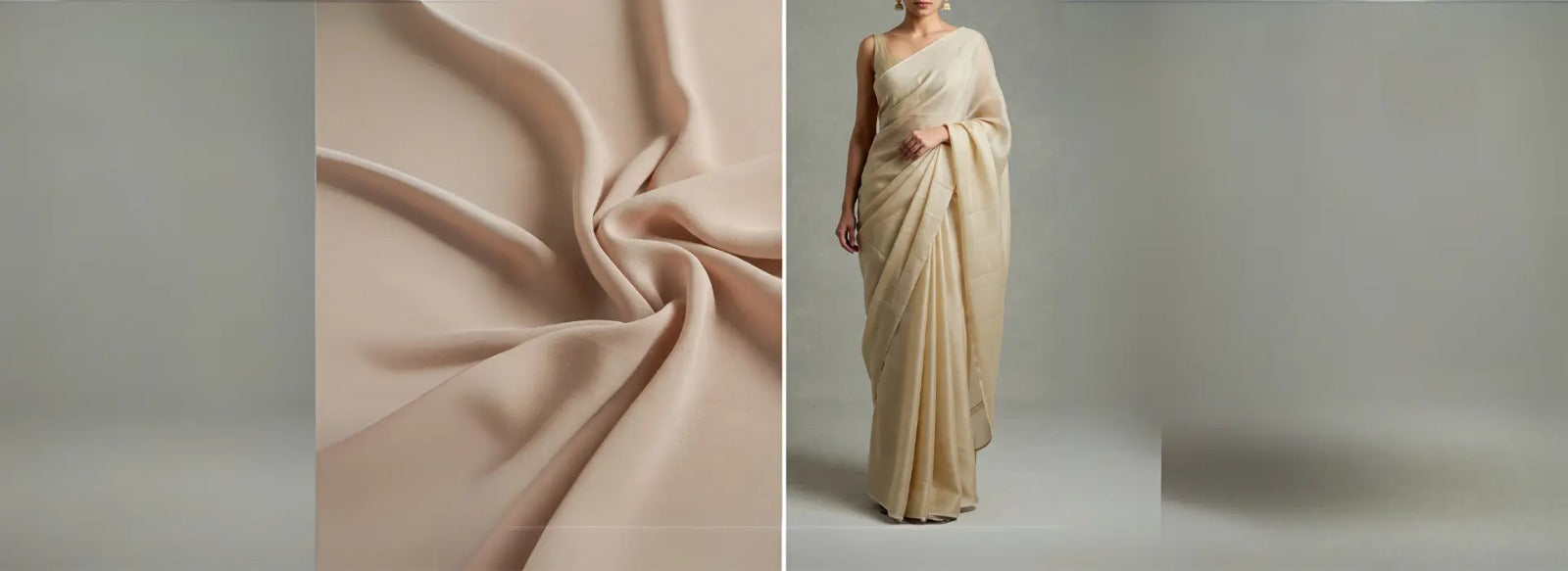 What is the Difference Between a Chiffon and an Organza Saree?