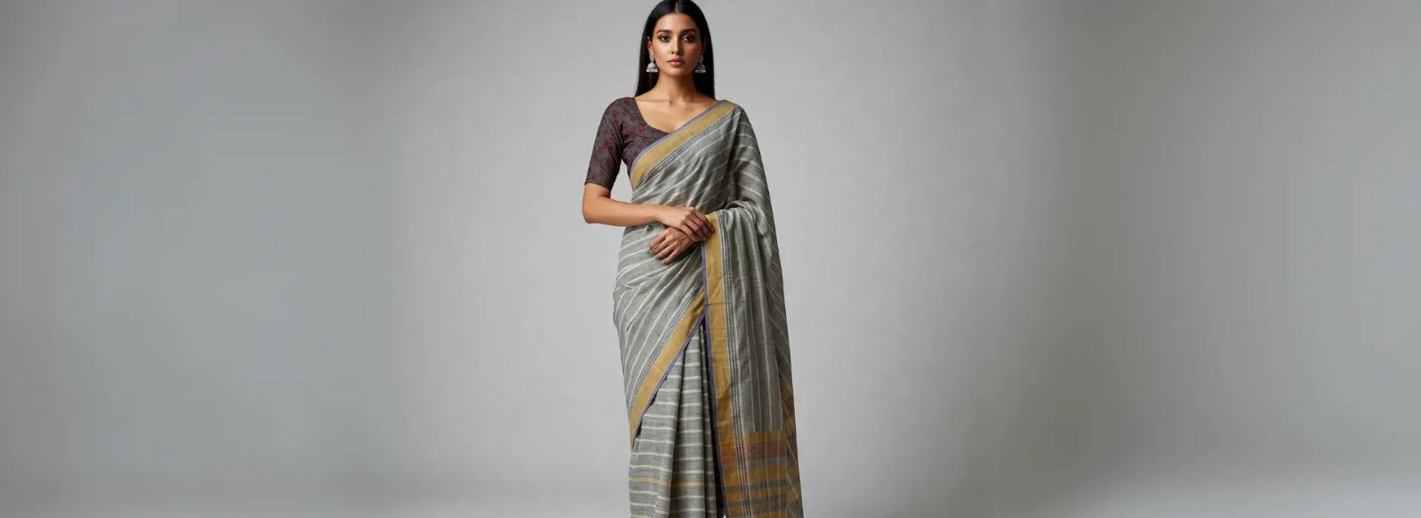 Why a Handloom Cotton Saree with Blouse is the Ultimate Wardrobe Staple for Every Indian Woman.