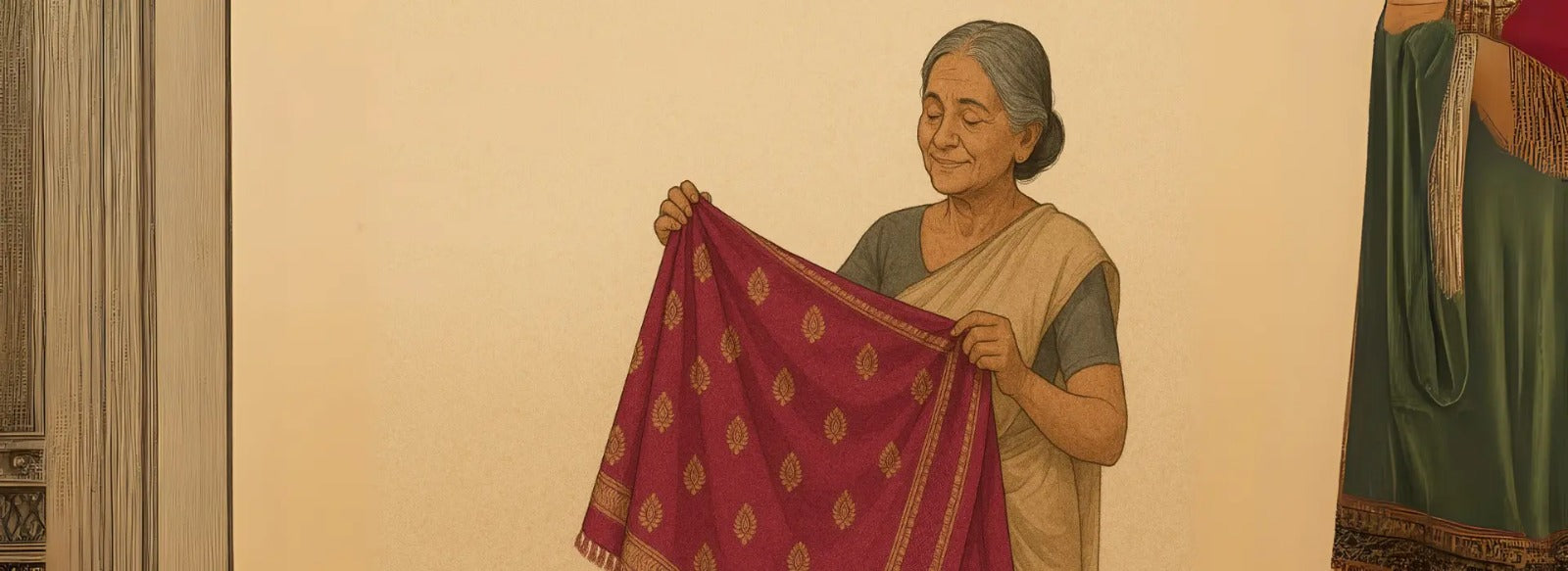 Celebrate Her Elegance: Perfect Sarees to Gift Your Mom This Mother's Day.