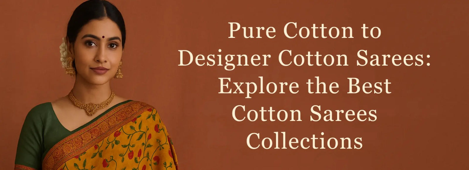 Pure Cotton to Designer Cotton Sarees: Explore the Best Cotton Sarees Collections.