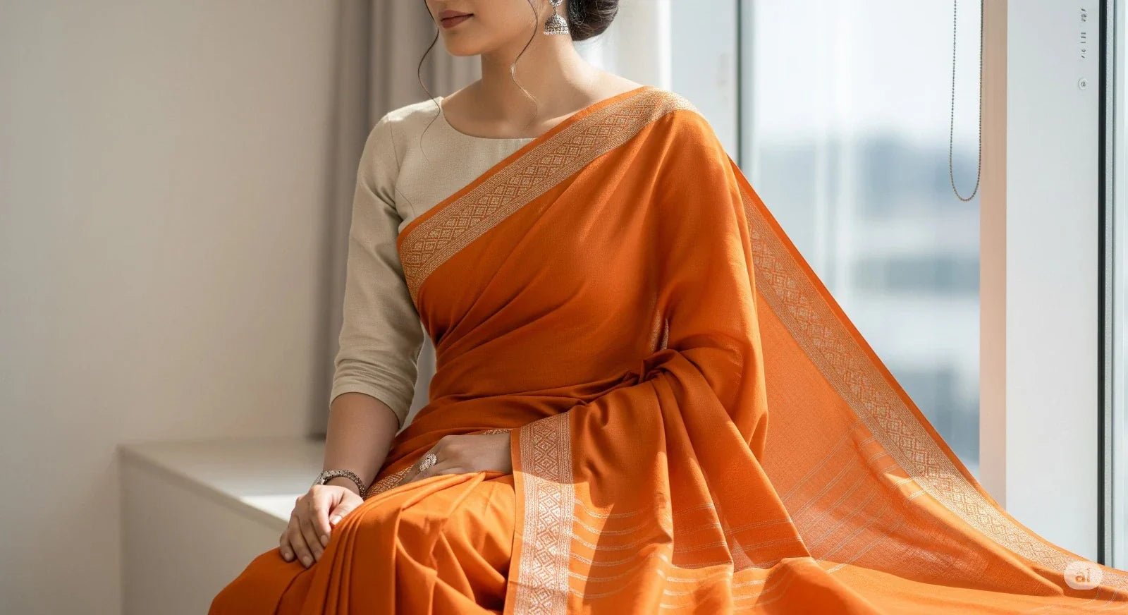 Elegant Orange Silk Saree Styles Perfect for 2025 Weddings