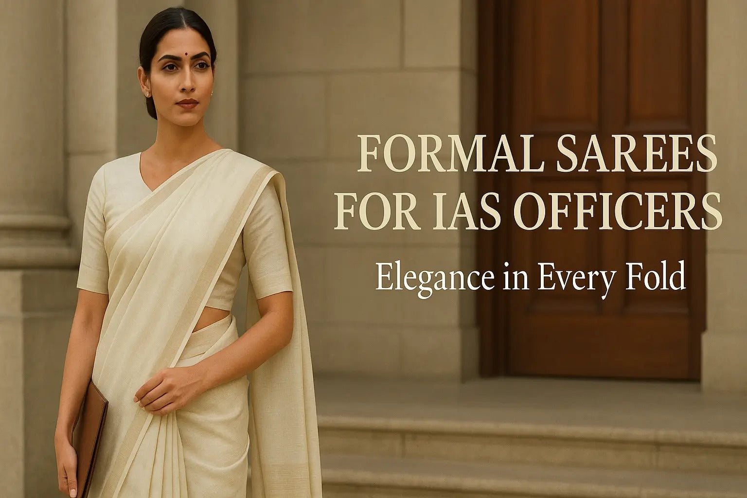 Formal Sarees for IAS Officers: Elegance in Every Fold