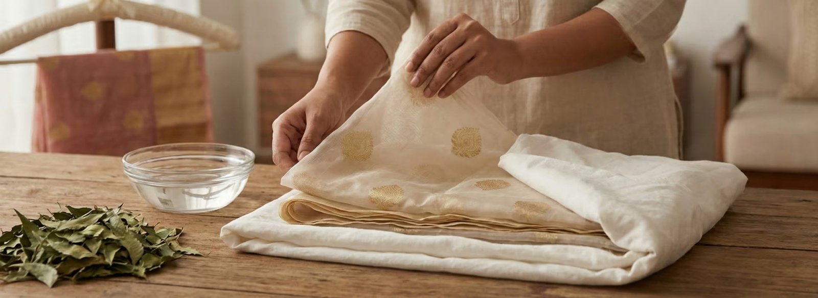 How To Take Care Of Your Chanderi Sarees? A Step-By-Step Guide To Follow At Home