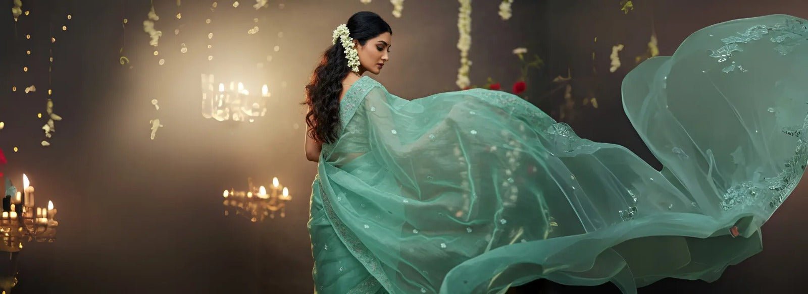 Mistakes to Avoid While Wearing an Organza Saree.