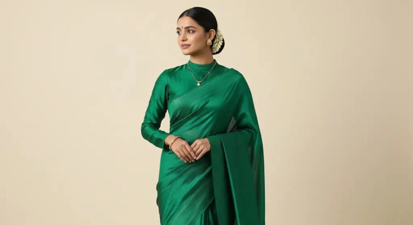 Navratri Day 5 Style Guide: Celebrate in Green Sarees.