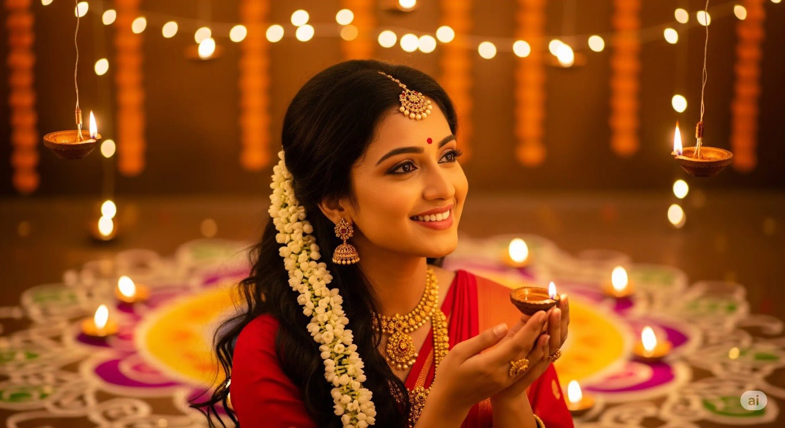 Red Saree for Diwali: The Perfect Blend of Tradition and Celebration