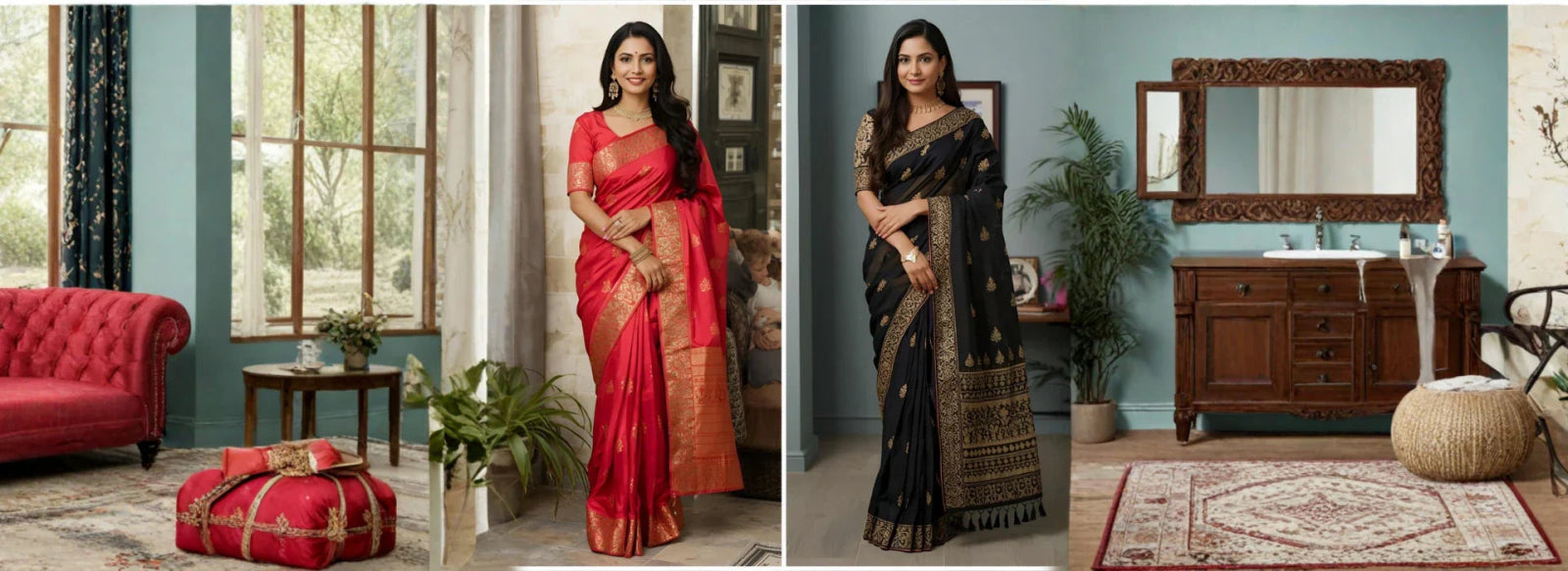 Red vs Black Sarees: Which Color Defines Your Personality Best?