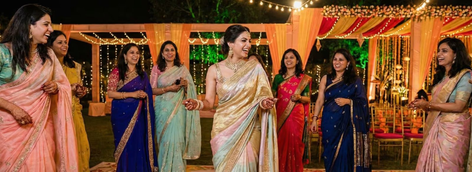 Sangeet Saree Guide 2026: Best Saree Looks for Brides & Women