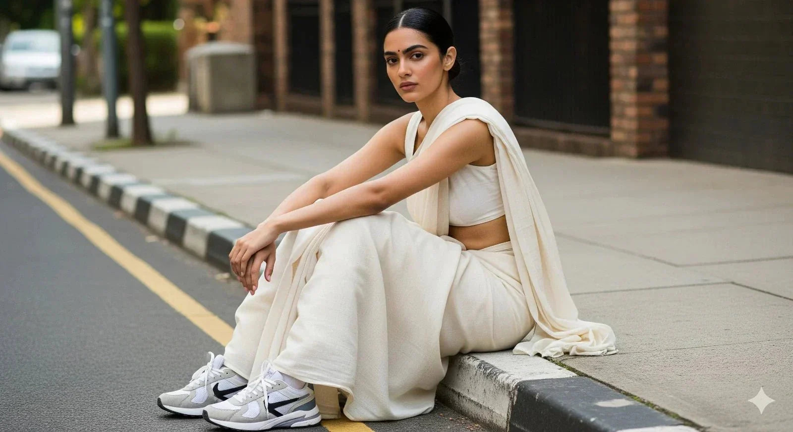 Saree with Sports Shoes: Redefining Modern Style and Comfort