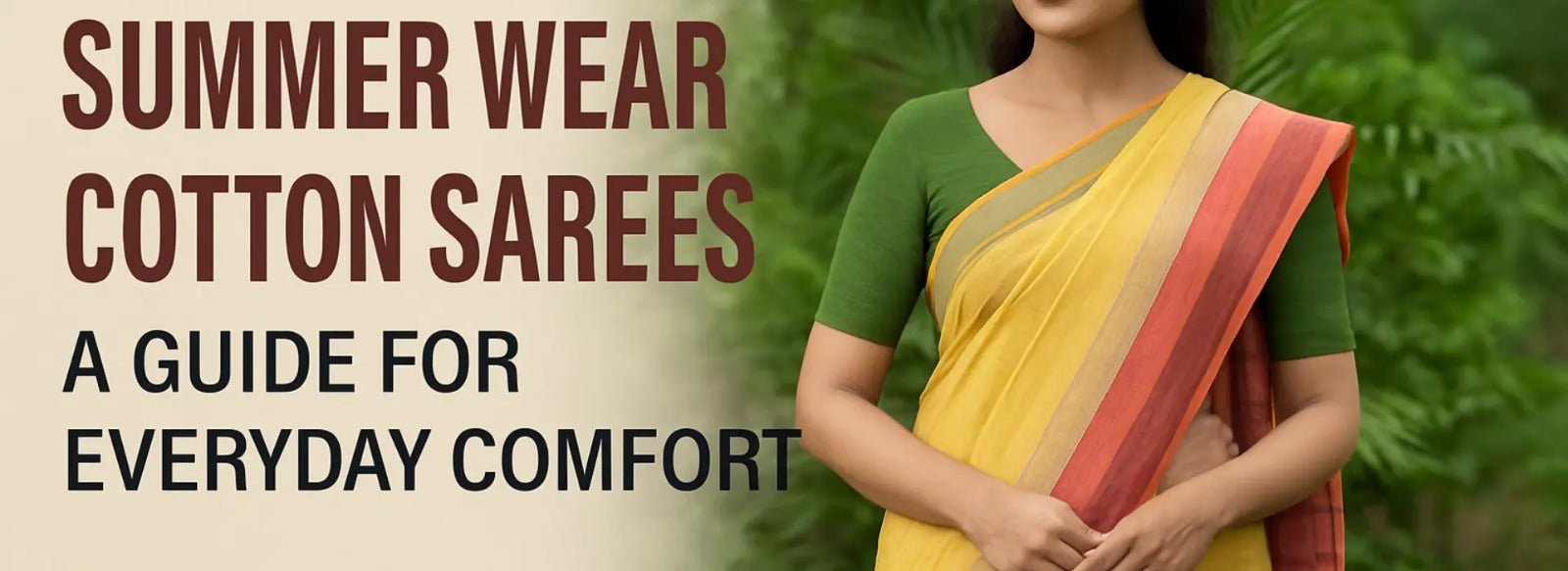 Summer Wear Cotton Sarees: A Guide for Everyday Comfort