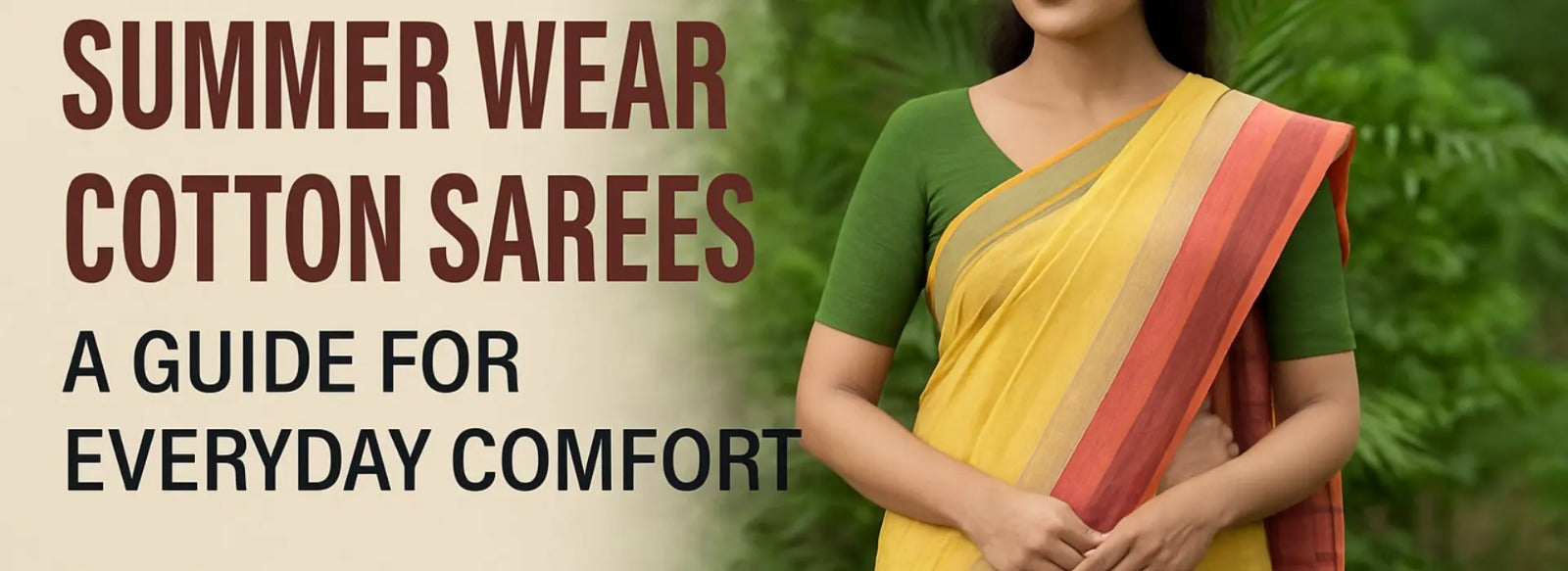 Summer Wear Cotton Sarees: A Guide for Everyday Comfort