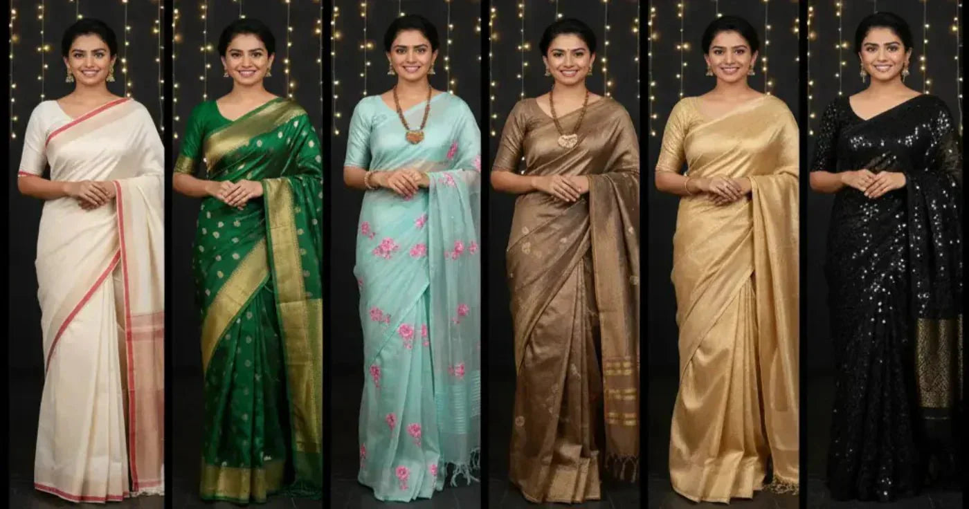 Top 12 Festive Saree Looks.