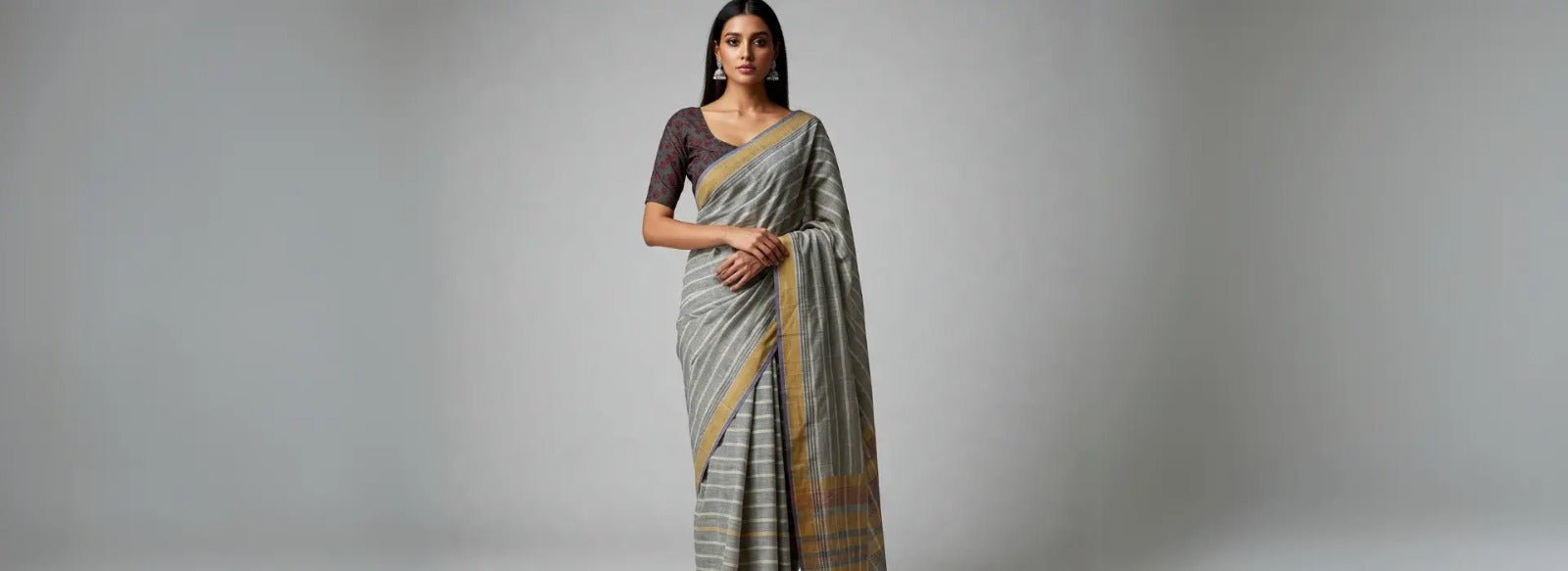 Why a Handloom Cotton Saree with Blouse is the Ultimate Wardrobe Staple for Every Indian Woman.